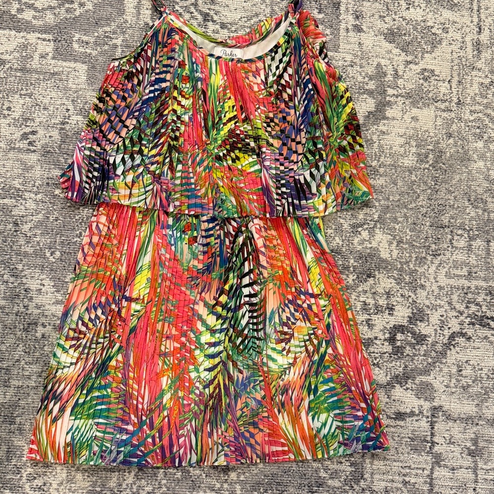 Parker Vibrant Multicolor Mini Dress